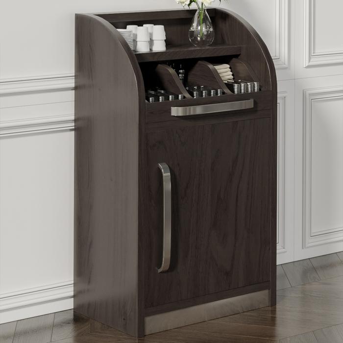 Loa | Waiter Station Cabinet | B55cm x H105 | Wenge-Black | 1xDoor + 2xShelf - Bild 2