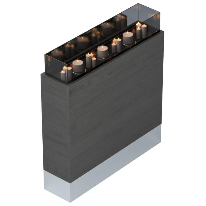 Westmorland | Restaurant Partition | L120xH144cm | Lantern stand