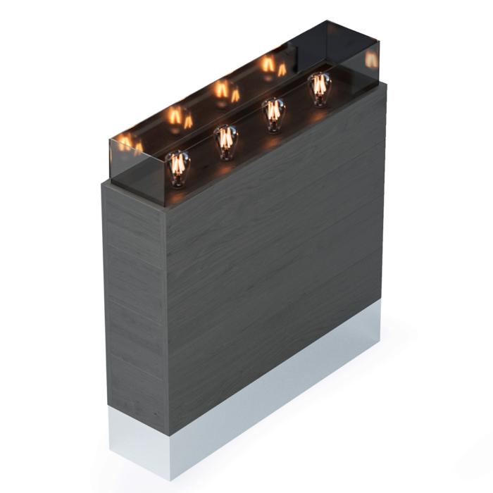 Lancashire | Restaurant Partition | L120xH144cm | LED | Lantern Stand