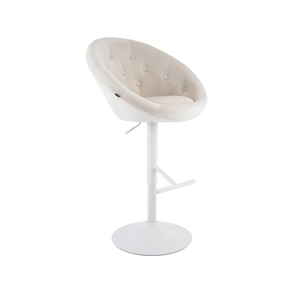Angelita Sammet Barstol - Svart | Mörkgrå | Grå | Cream - Bild 5